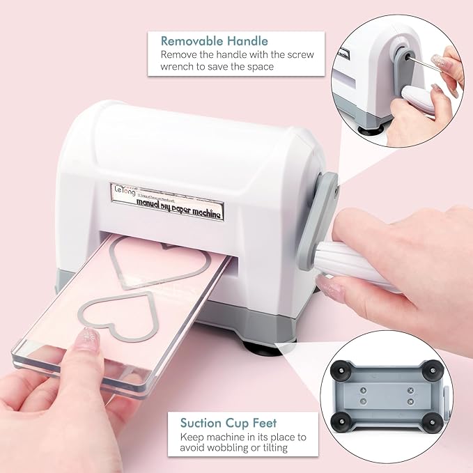 Mini Manual Die Cutting Machine, Portable Die Cut and Embossing Machine - Image 3