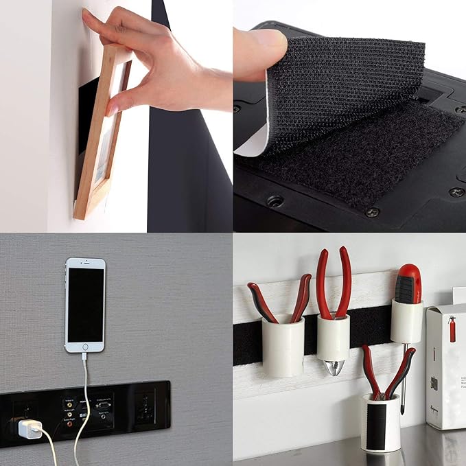 BRAVESHINE Industrial-Strength Self Adhesive Hook and Loop Roll - Image 8