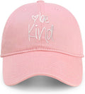 CHOK.LIDS Be Kind Trendy Womens Baseball Cap Unisex Fashion Cotton Polo Style Fun Inspirational Saying Seasonal Headwear
