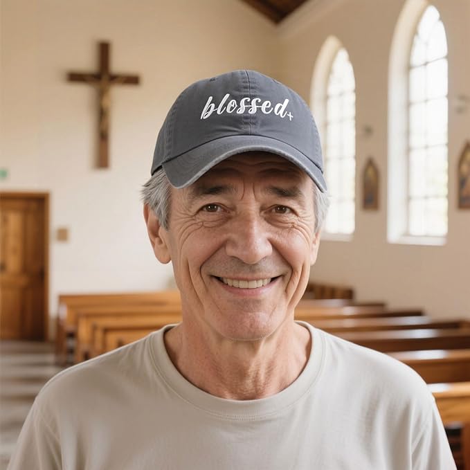 Waldeal Women's Embroidered Dad Hat, Adjustable Vintage Washed Cotton Baseball Cap for Men