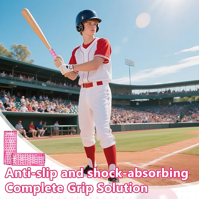Eyourlife 2/4 Pack Baseball Bat Grip Bat Wraps for Baseball Lifestyle Softball Gifts Pro Feel Non-Slip Elite Batting Grip Tape for Bats Players
