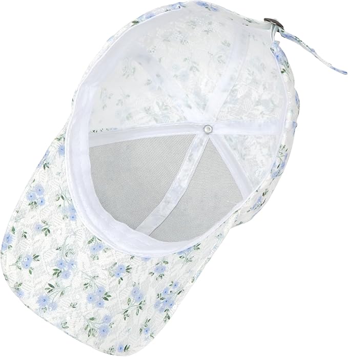 Hoce Fashion Rhinestone Denim Baseball Cap Studded Bling Hat for Women