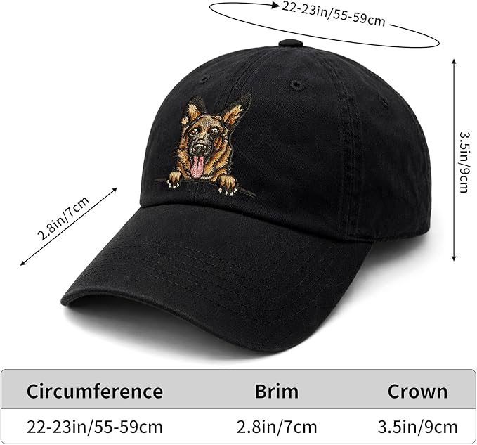 Pet Dog Lover Gifts,Embroidered Dog Baseball Hats for Men Women Dad Mom