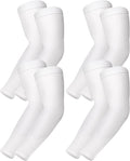 BHYTAKI UV Sun Protection Arm Sleeves, UPF 50 Sports Cooling Arm Compression Sleeves for Men Women Teenager