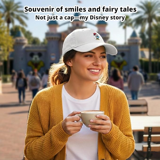 Disney Adult Baseball Cap, Minnie Mouse Adjustable Dad Hat
