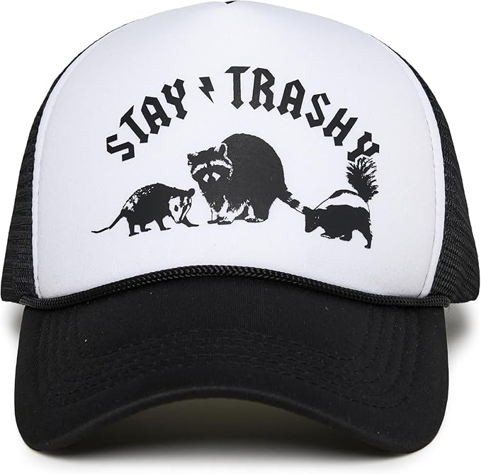 Funky Junque Premium Mesh Snapback Trucker Hat - Stylish Comfort for All - Patriotic, Humor & More