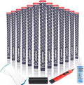 CHAMPKEY X Rubber Golf Grips 13 Pack - All Weather Performance with 15 Tapes and Repair Kits