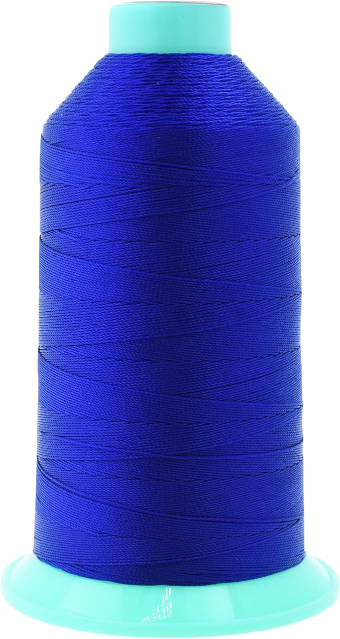 Mandala Crafts Bonded Nylon Thread Royal Blue Heavy Duty Sewing Threads by MandalaCrafts