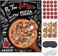 Pizza Party Decorations Pin The Pepperoni on The Pizza Party Game by HOME