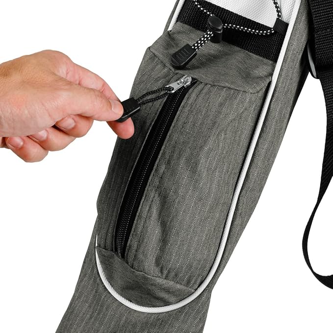 Orlimar Pitch ’n Putt Lightweight Sunday Golf Bag with Stand, Ultra-Light Carry Design, Two-Way Divider Top, Shoulder Strap, Compact Carry Golf Bag for Men & Women