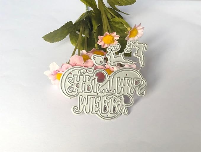 Metal Cutting Dies DIY Merry Christams Embossing Stencil Template Scrapbooking - Image 5