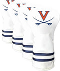 Team Golf NCAA White Vintage Driver Golf Club Headcover, Form Fitting Design, Retro Design