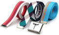 Teeoff 3 Pack Golf Web Belt Reversible Metal Buckle