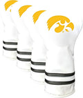 Team Golf NCAA White Vintage Driver Golf Club Headcover, Form Fitting Design, Retro Design