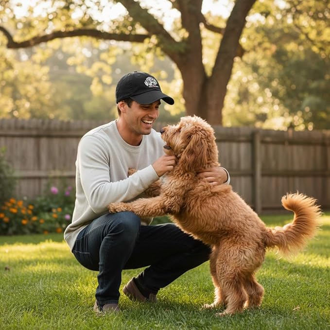 Pet Dog Lover Gifts,Embroidered Dog Baseball Hats for Men Women Dad Mom