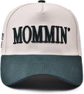 Womens Trucker Hat - with Mommin Embroidery Ponytail Fit - Mothers Day Great Gifts for Mom Wife Stepmom