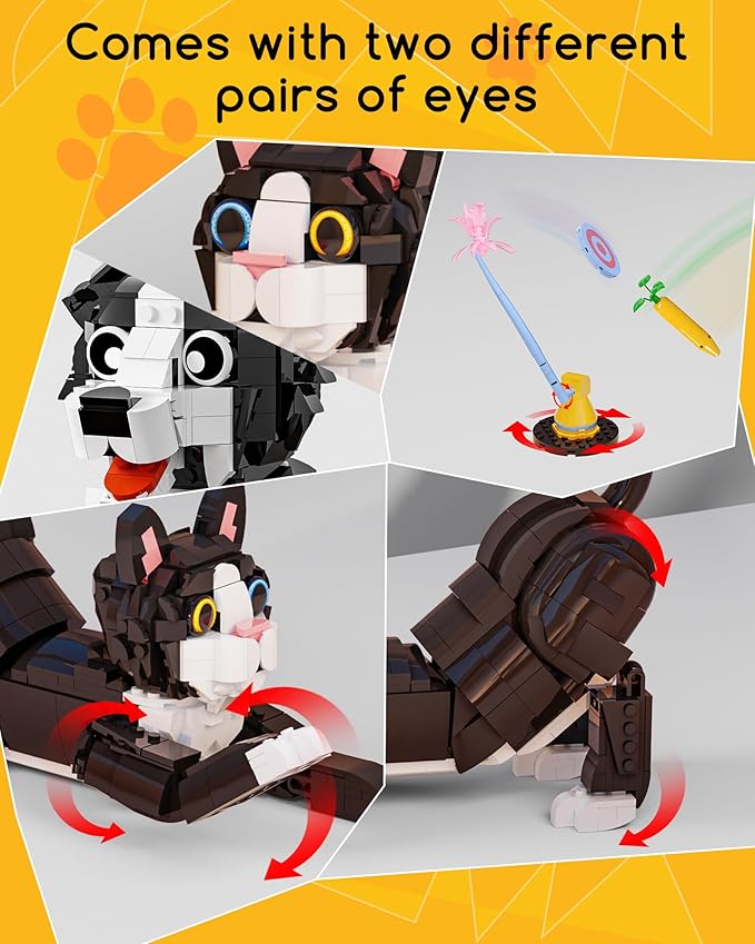 3 in 1 Animal Tuxedo Cat Building Set - Image 6