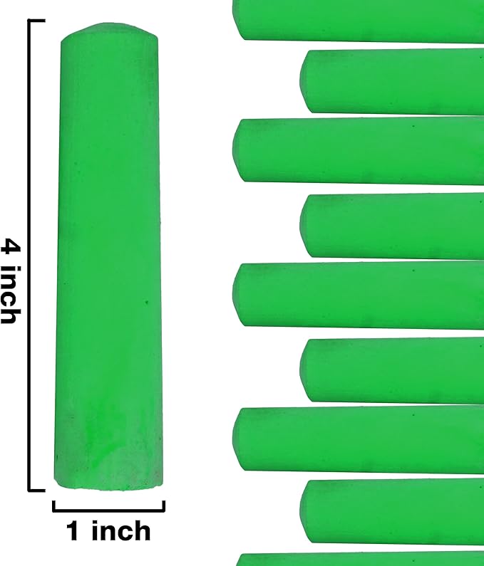 Kid Made Modern 60 Count Pack of Sidewalk Chalk – Green - Image 3