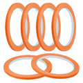 MECCANIXITY Masking Tape 0.2 Inch x 21 Yard Painter's Tape Orange Paint Tapes by MECCANIXITY
