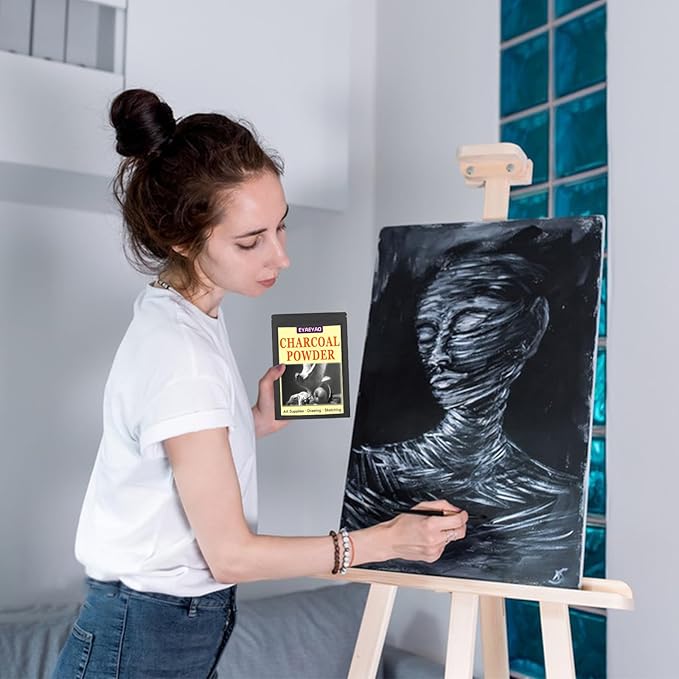 Premium Charcoal Powder for Drawing and Art, Drawing Charcoal for Sketching - Image 5