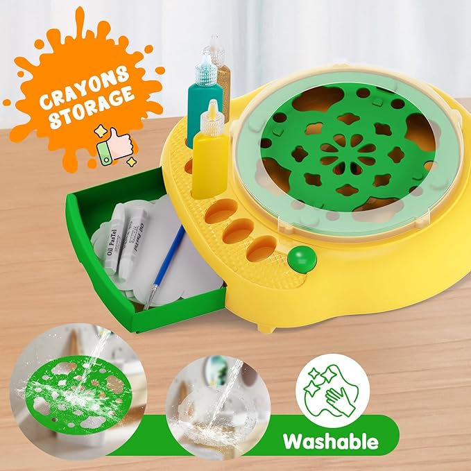 Hewaurorion Paint Spin Art Machine Kit - Image 4