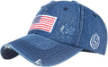USA Flag Baseball Cap American Patriotic Trucker Hat Father Dad Mother Mom Adjustable Sportswear Hat for Men Women Adults