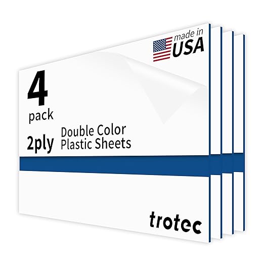 Trotec TroLase | 12"x20"x1/16", Guillotine | Made in USA by TrotecEngravingSupplies