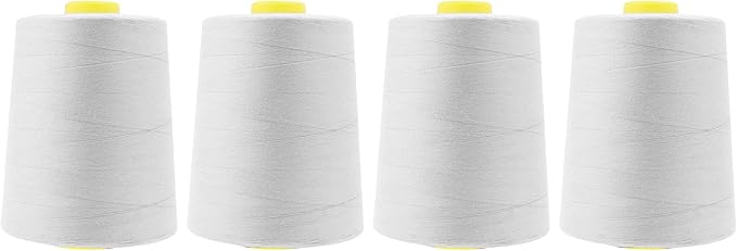 Mandala Crafts 4 Pack of Serger Threads Cones Spools by MandalaCrafts
