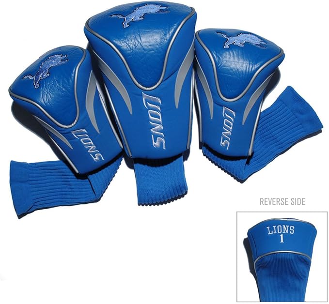 Team Golf NFL San Diego Chargers Contour Golf Club Headcovers (3 Count) Numbered 1, 3, & X, Fits Oversized Drivers, Utility, Rescue & Fairway Clubs, Velour Lined for Extra Club Protection