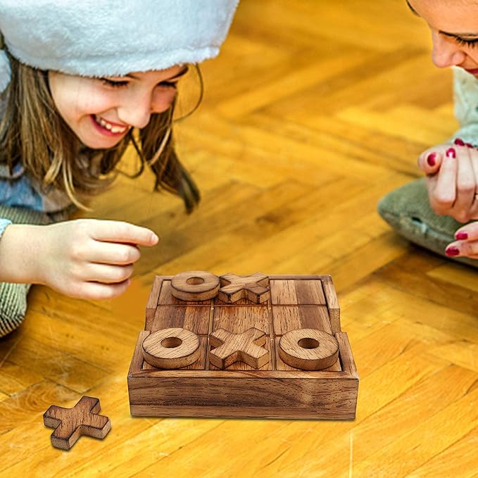 Glintoper Tic Tac Toe & 4 in a Row Tables Game Set, Classic Board Line Up 4 - Image 4