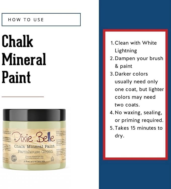 Dixie Belle Paint Company Chalk Finish Furniture Paint - Image 3