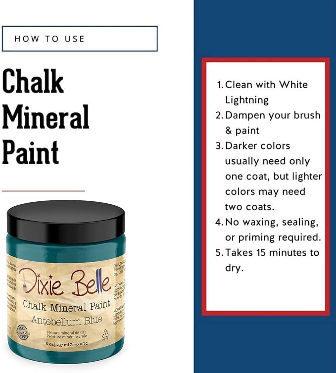 Dixie Belle Paint Company Chalk Finish Furniture Paint - Image 3
