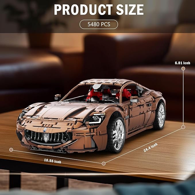 Reobrix Sports Car Building Blocks Set - Image 5