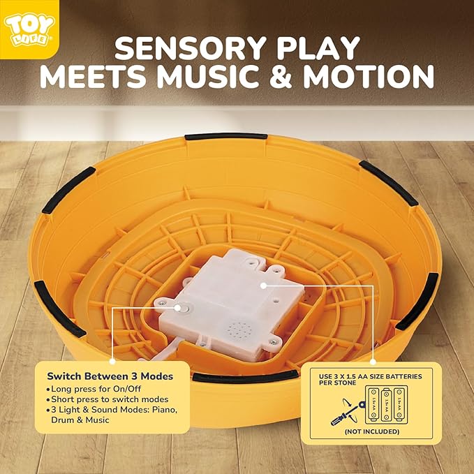 TOY Life 5 Pcs Light Up Musical Balance Stepping Stone - Image 4