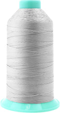 Mandala Crafts Bonded Nylon Thread Silver Heavy Duty Sewing Threads by MandalaCrafts
