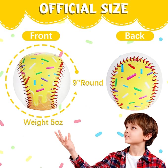 Baseballs PVC 9in Practice Baseball for Training Hitting Lifestyle Decor Ideal Personalized Inspired Gifts for Players Coaches Moms