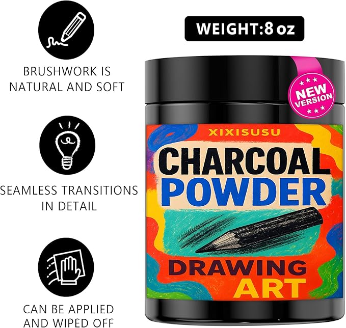 Charcoal Powder for Drawing - Image 2