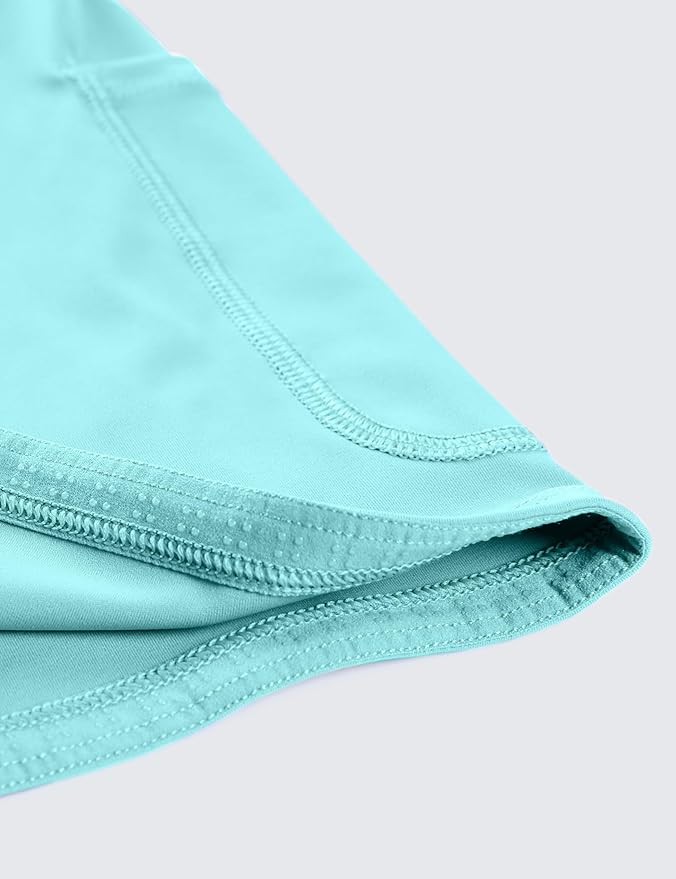 CRZ YOGA High Waisted A line Golf Skirts for Women - Mini Lined Tennis Casual Work Skorts with 3 Pockets