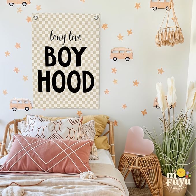 Boys Room Decor, Boys Room Wall Decor Hanging Flag Decor - Image 7