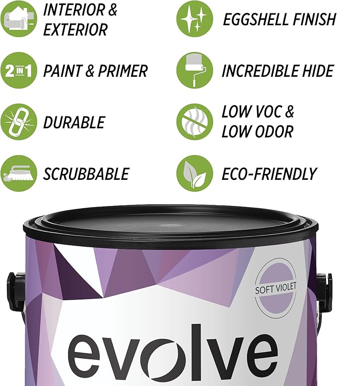 EVOLVE Paint & Primer: Environment-friendly, Low Sheen - Image 2