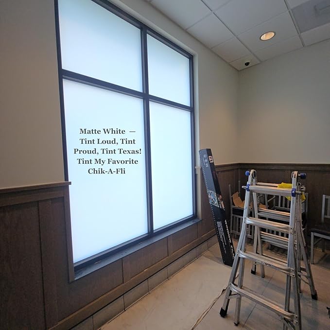 Rockrose Matte Frost Home Window Tint Film - Image 4