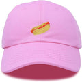 DALIX Hot Dog Hat Embroidered Mens Womens Baseball Cap