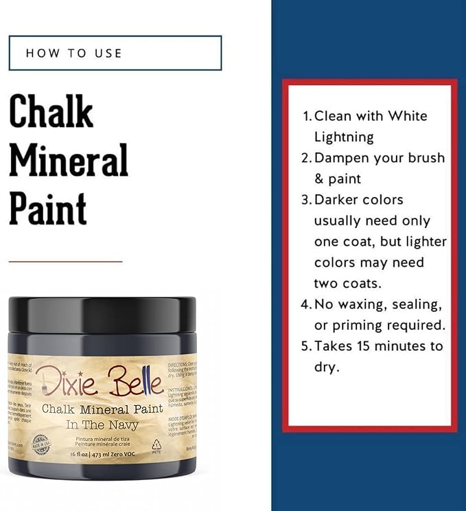Dixie Belle Paint Company Chalk Finish Furniture Paint - Image 3