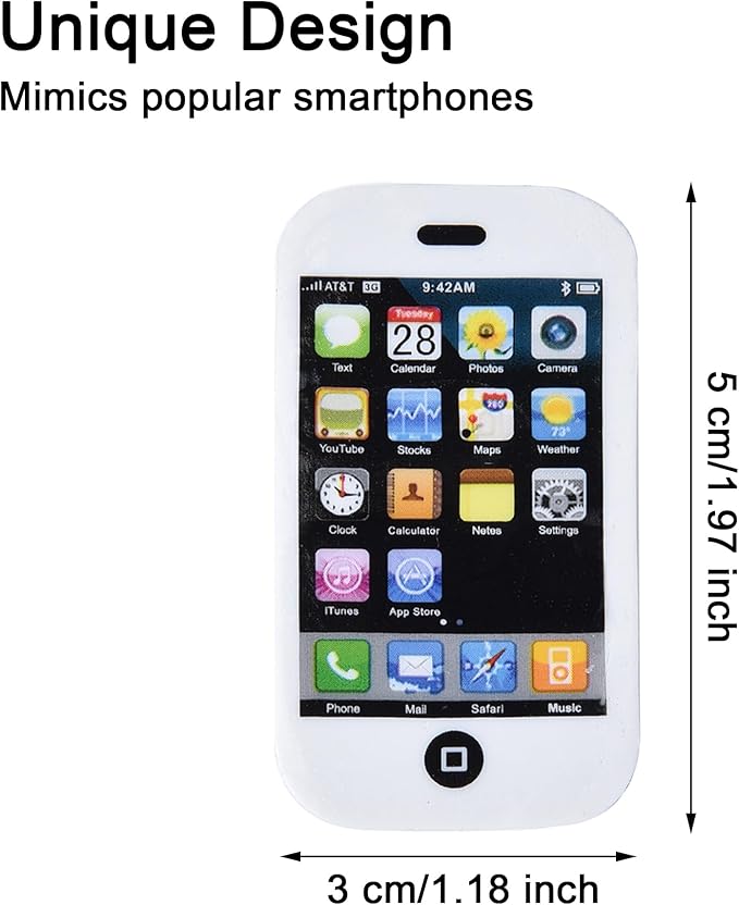 HILAZA 20 Mini Cool Phone Erasers - Image 2