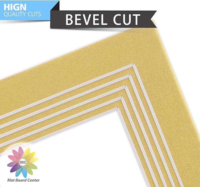 Mat Board Center, 5x7 for 4x6 Old Gold Color Mats - Image 4