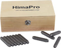 HimaPro Letter and Number Stamp Set 36pcs 40Cr Alloy Steel Metal Stamp Number & by HimaPro