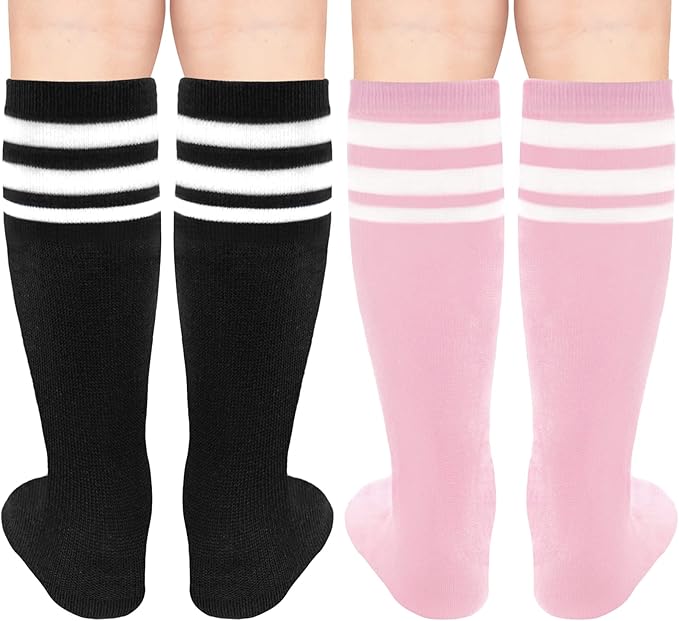 Olreco Toddler Soccer Socks Kids Baseball Socks Youth Softball Sock for Girls Boys Football Sock Boys Athletic Accessories