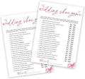 Wedding Shower Games Cards, Wedding Shoe Game, Bridal Shower Games 25 Guests by Wybgno