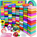 Air Dry Clay for Kids, 92 Colors Magic Modeling Clay, Children's DIY Model Kit by Ixiaoyoo