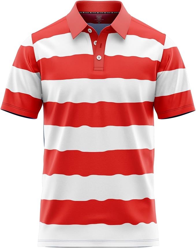 Funny Parody Golf Polo Shirt – Fun Movie Performance Quick Dry UPF Sun Protection Moisture Wicking Casual Wear Shocker Golf